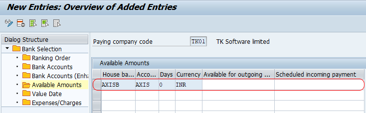 Customize Payment Program - available amounts SAP