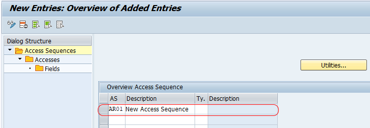 Define Access Sequences in SAP