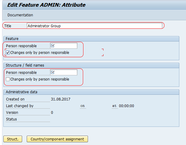 Define Administrator Groups in SAP HR