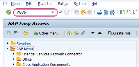 Define schedule line categories tcode VOV6