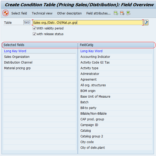 How to create Condition Table in SAP SD