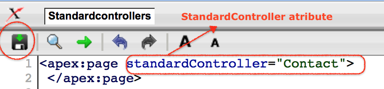 Standard Controllers attribute