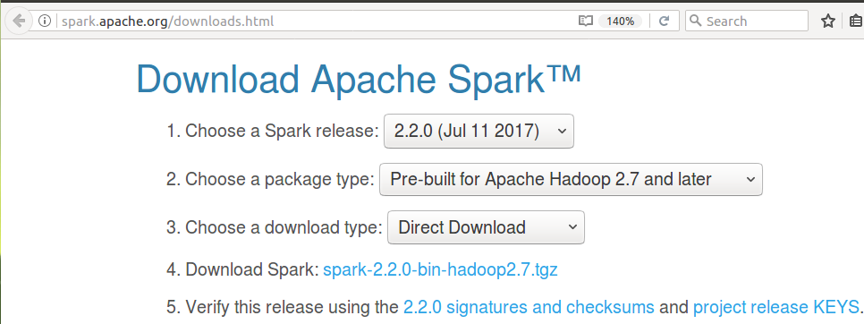 Install latest Apache Spark on Ubuntu 16