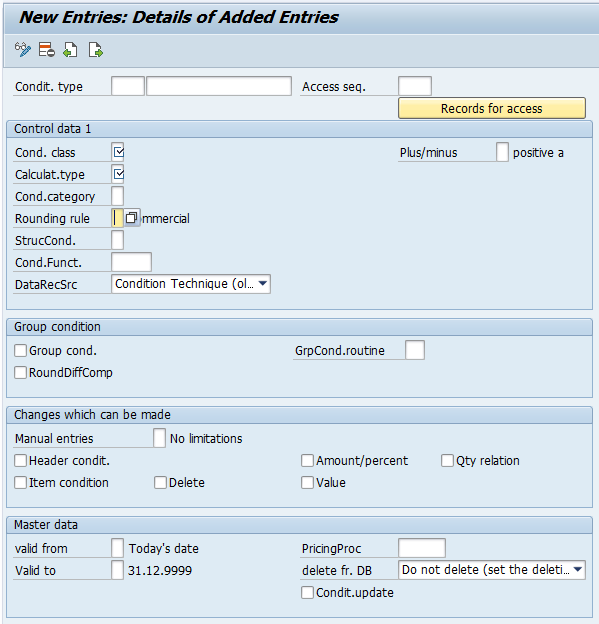 sap sd condition account assignment