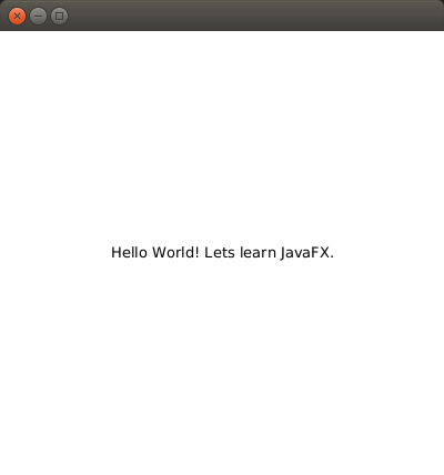 Basic JavaFX Example Application - JavaFX Tutorial - www.tutorialkart.com