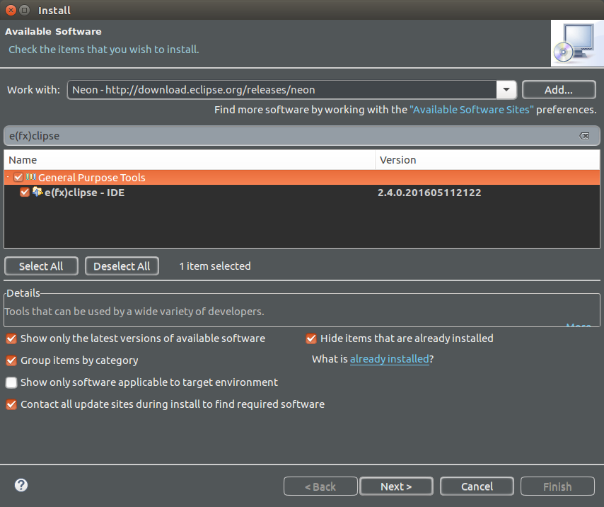 Install JavaFX in Eclipse - JavaFX Tutorial - Java UI Application - www.tutorialkart.com