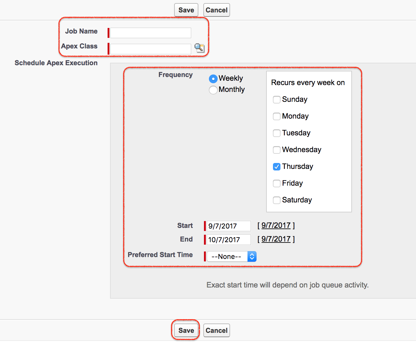 Apex Scheduler  Syntax and Methods