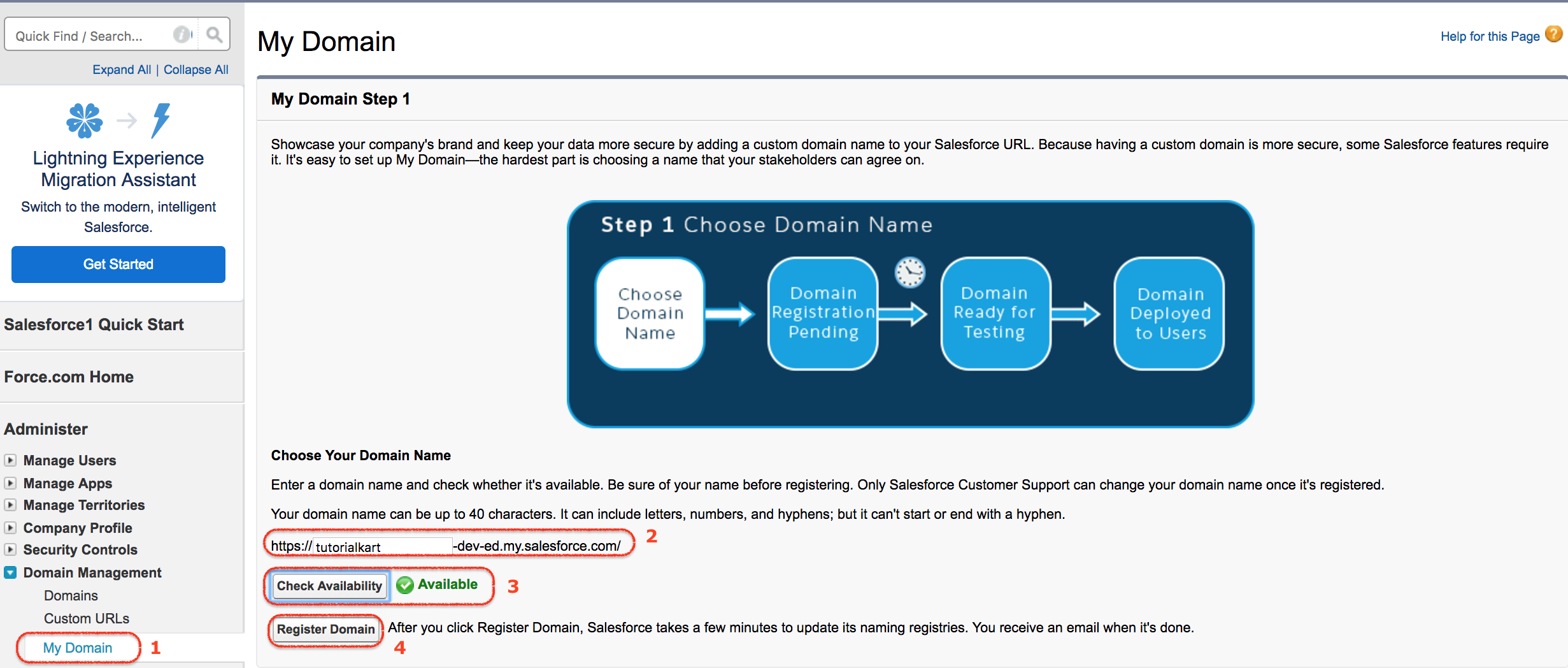  Salesforce Custom domain, Salesforce my domain