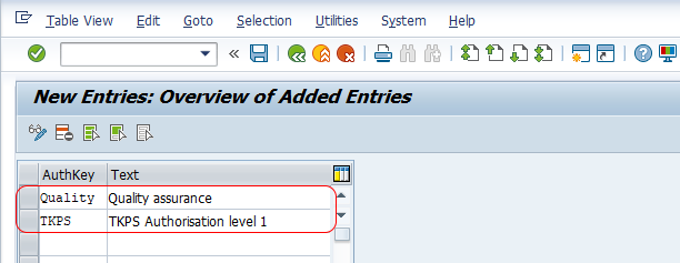 Define Authorization Key for WBS