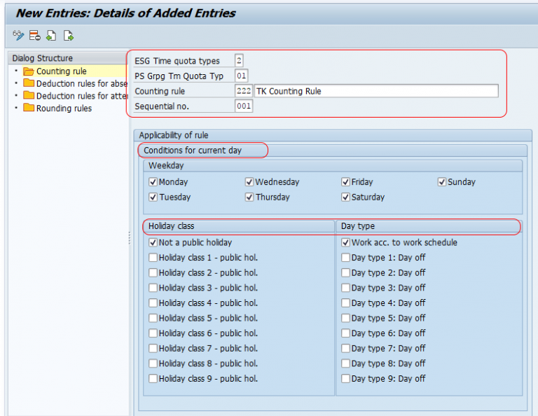 SAP HR Define Counting Rules TutorialKart