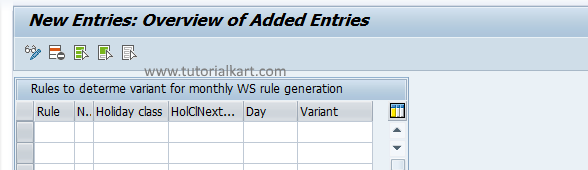 Define Rules for Variant SAP