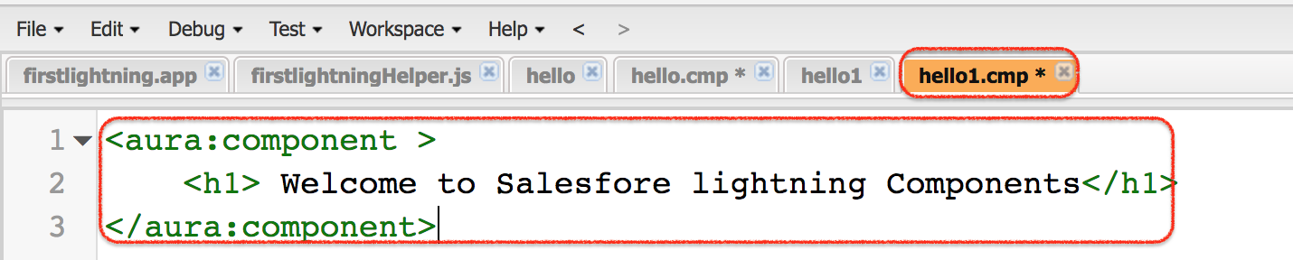 how to create salesforce lightning component