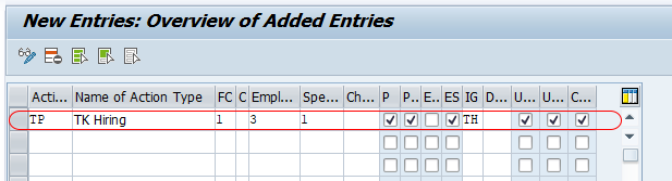 Set up Personnel Actions in SAP HR
