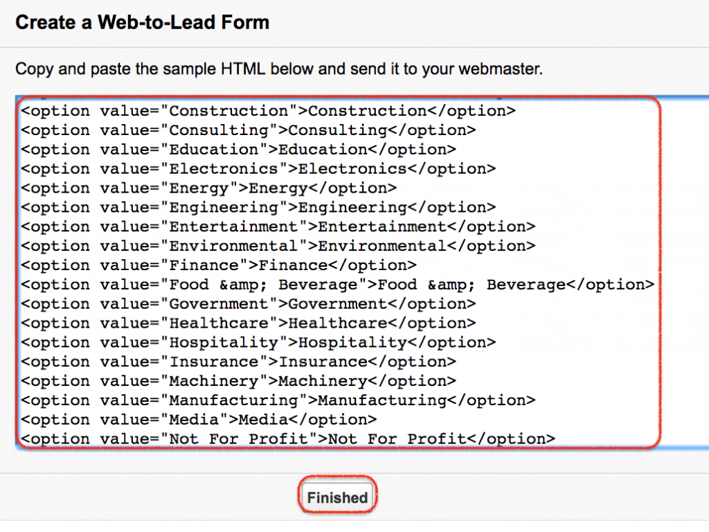 Salesforce Web to Lead Forms - Lead Management