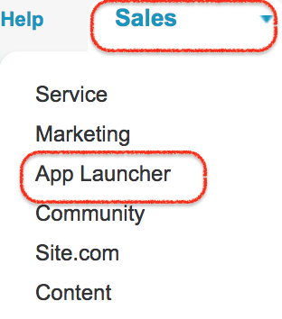 app launcher