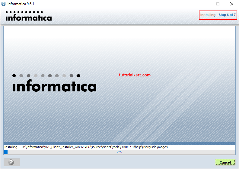 Informatica Client Installation