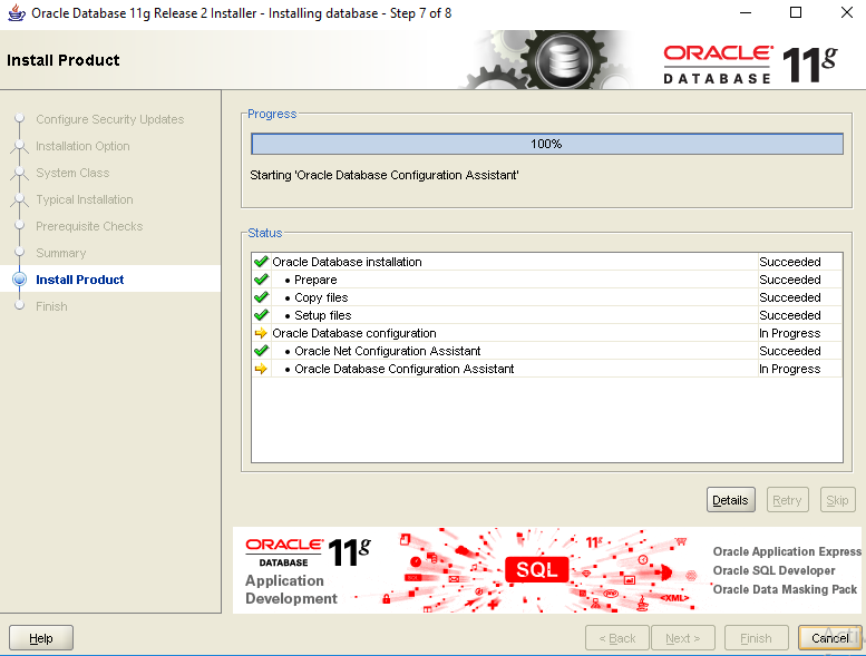 Oracle Database installation for Informatica