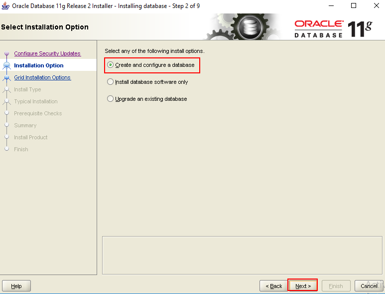 Oracle Database installation for Informatica