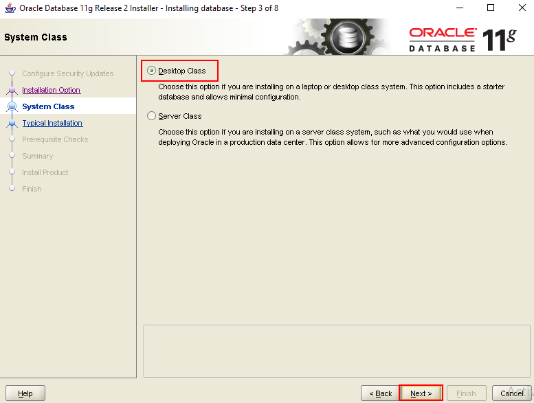 Oracle Database installation for Informatica