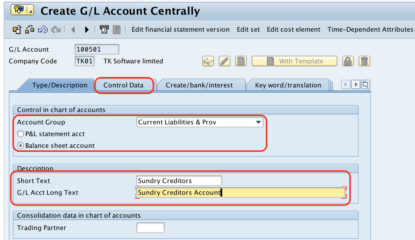 Sap Chart Of Accounts Structure