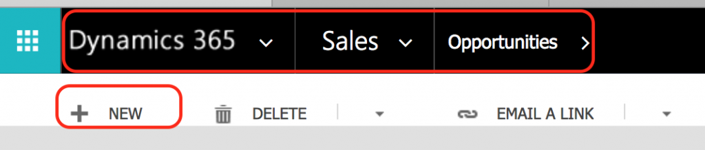 How to Create New Opportunity in Dynamics 365