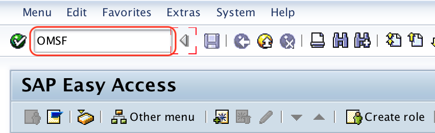 Material groups SAP transaction code