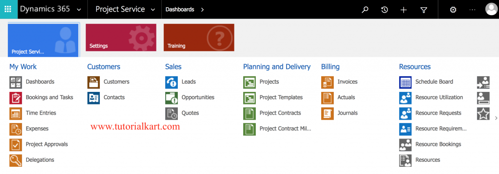 Microsoft Dynamics 365 for Project Service