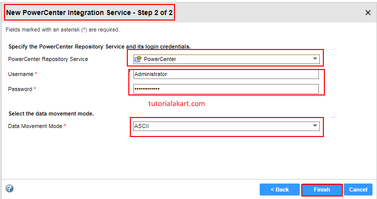Creating PowerCenter Integration Service in Informatica