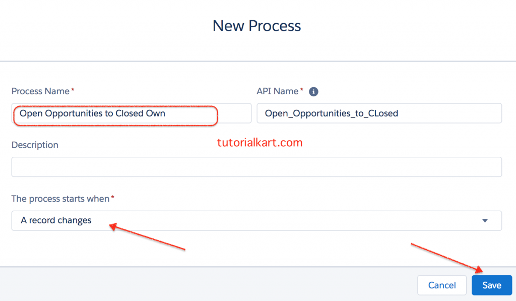 What is Visual Workflow in Salesforce ? Create new Process builder