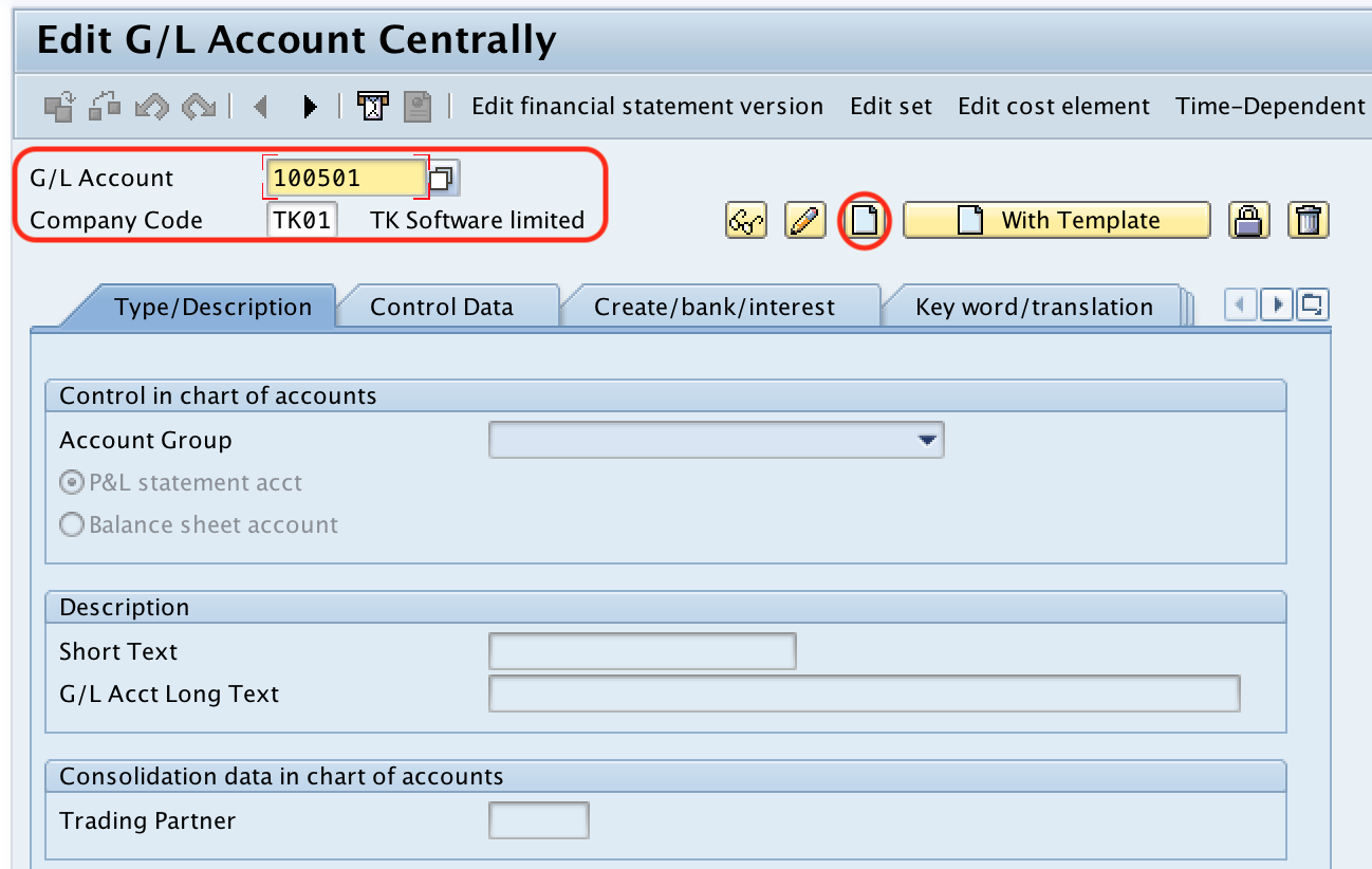 Sap Company Code Chart Of Accounts Table