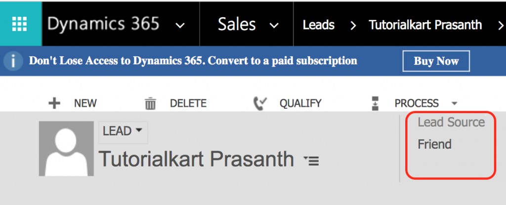 Adding new lead Source in Microsoft Dynamics 365