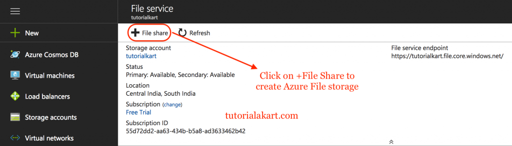 What is Azure File Storage ? Create Azure File Storage