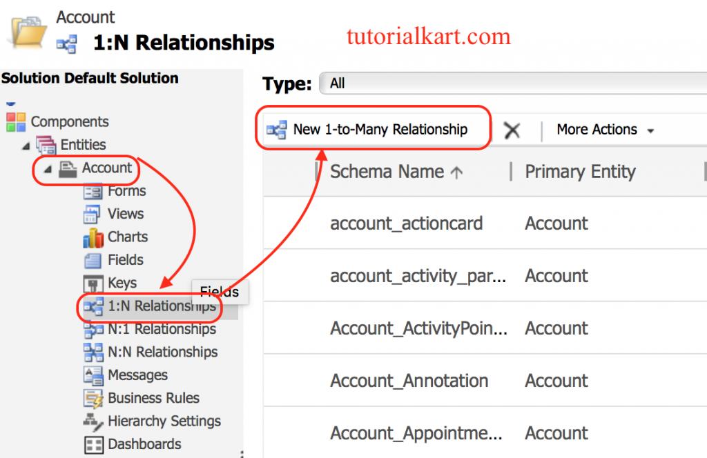 Entity Relationships in Microsoft Dynamics CRM