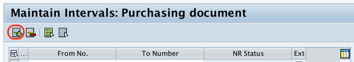 Maintain number ranges for RFQ in SAP