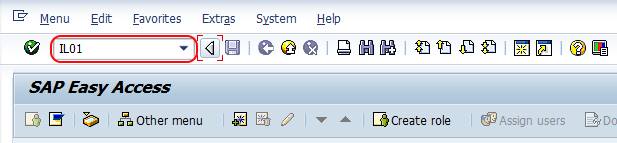 SAP IL01 - funcation location tcode