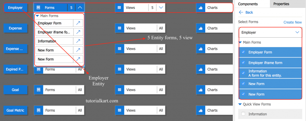 adding entity assets to an app