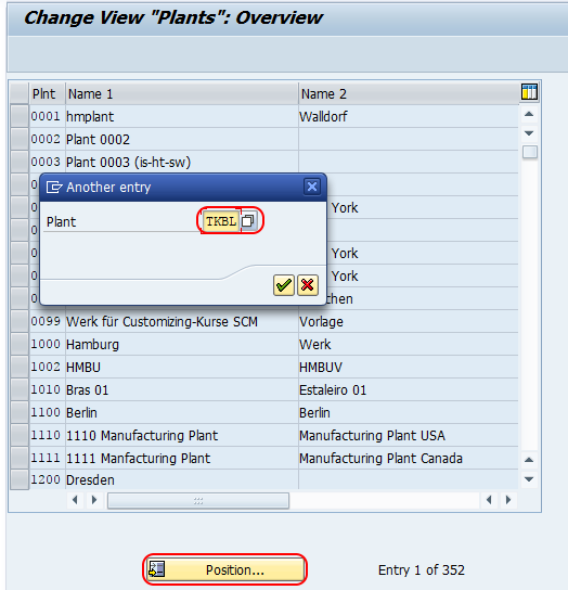 factory calendar assignment in sap mm