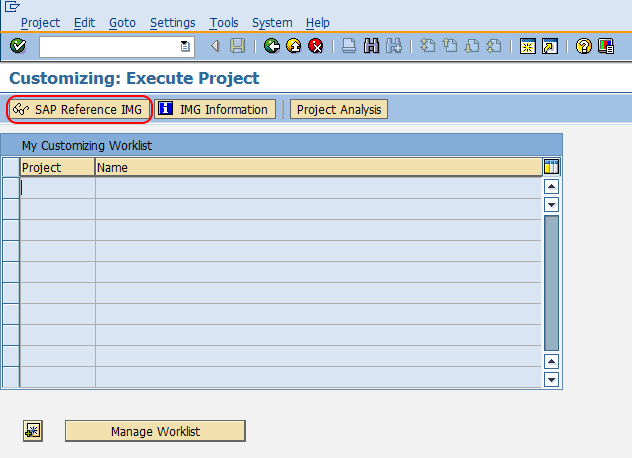 choose sap reference img