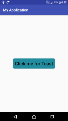 Android Toast - Kotlin Example - TutorialKart