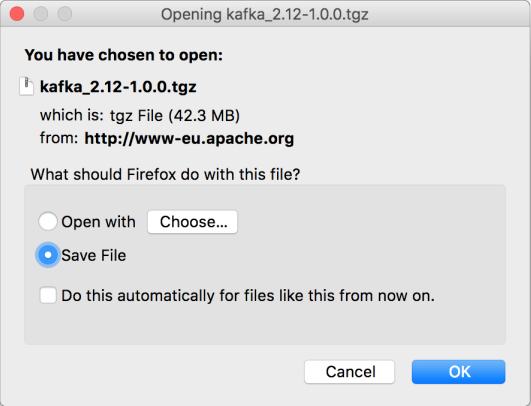 Save Kafka Package