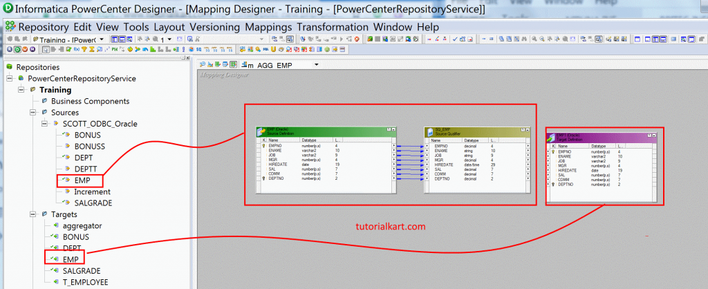 Create Aggregator Transformation