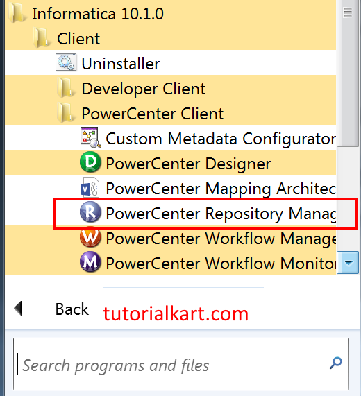 Configuring Informatica Client and Domain