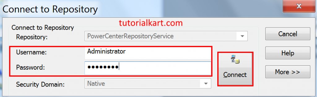 Configuring Informatica Client and Domain