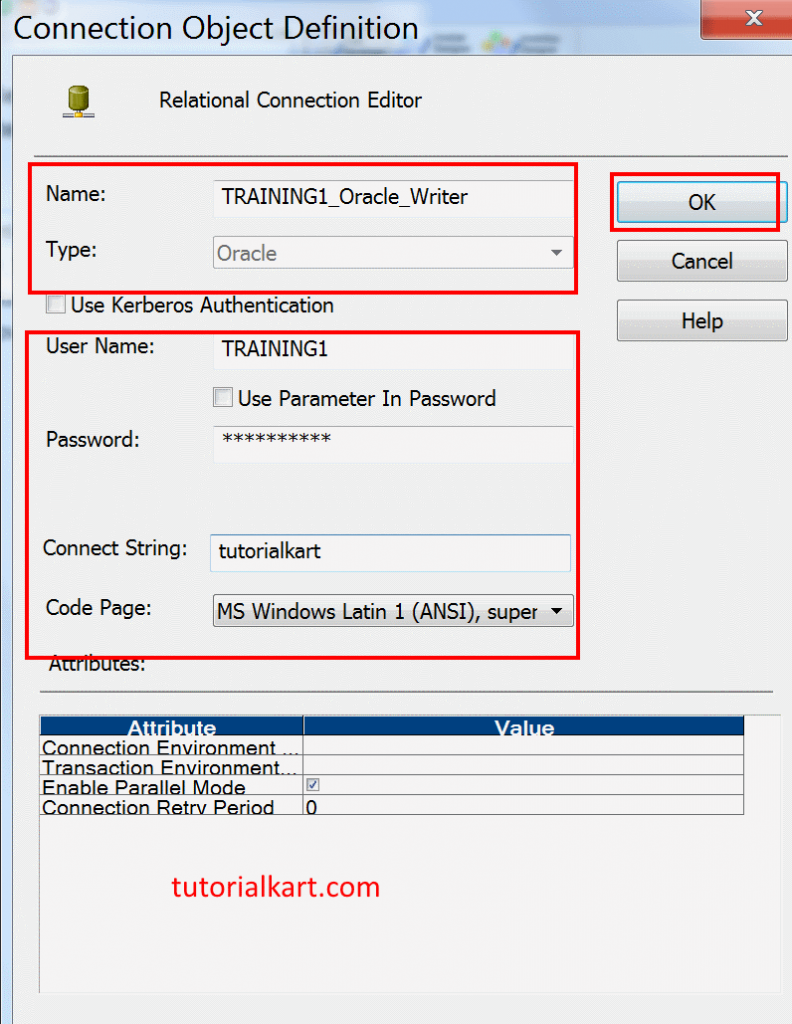 Creating writer connection in Informatica powercenter 10.1.0