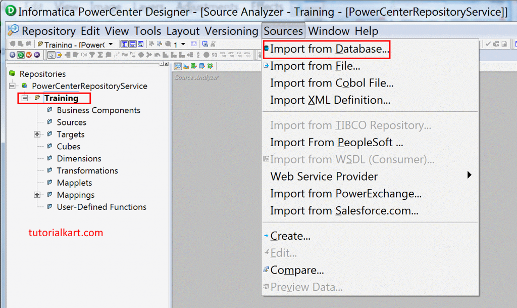 ETL development process - creating source metadata