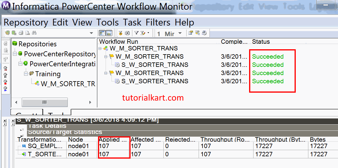 Sorter Transformation in Informatica - Sorting data