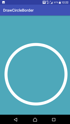 draw a circle in android studio java vide0