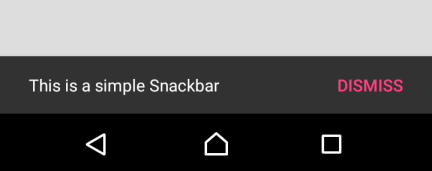 Android Snackbar SetAction