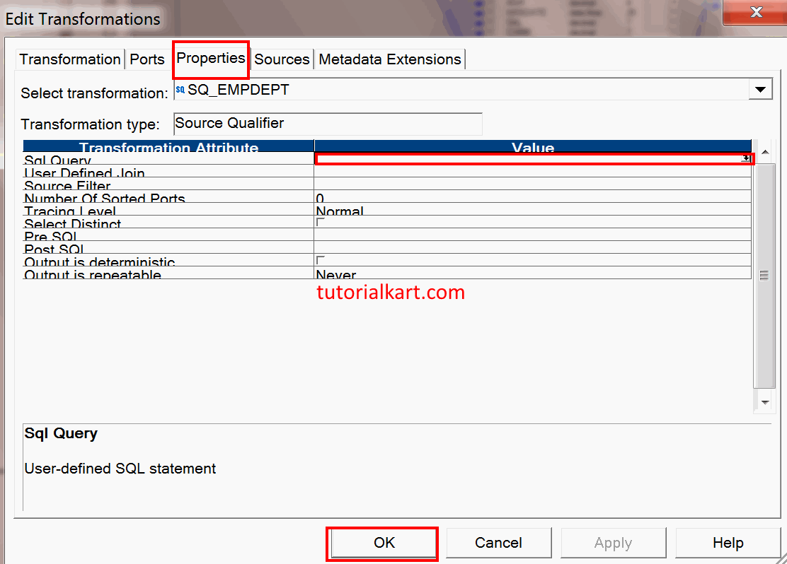 Joiner Transformation in Informatica TutorialKart