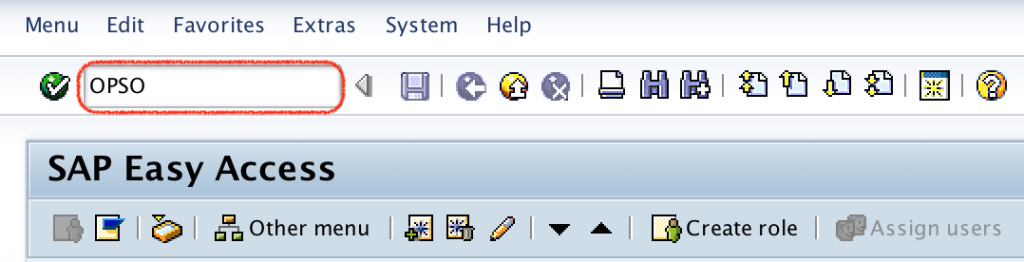 Project Types for WBS Element SAP T-code